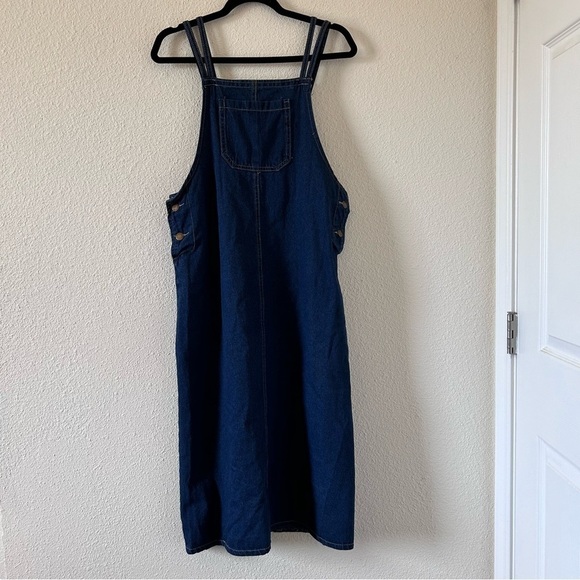 M Jeans Women’s Skirt Overall Medium Blue cottage Core Western Coastal Rodeo - Picture 1 of 10